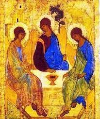 Creștinii ortodocși slăvesc pe tatăl, pe fiul și pe sfântul duh — sfânta treime, singurul dumnezeu. Sfanta Treime In Iconografie Crestinortodox Ro