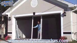 Maybe you would like to learn more about one of these? Breezy Living Retractable Garage Screen Door System Video Demonstration By Woodys Enterprises Youtube