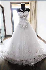 Bling Bling Wedding Dress Ball Gowns Wedding Beautiful Wedding Dresses Lace Princess Wedding Dresses