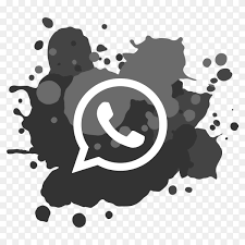 Logo whatsapp png clipart area black and white circle. Whatsapp Logo Black Paint Splash Png Similar Png