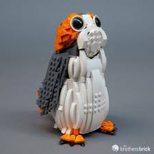 Now you can turn many different types of candy or chocolate bars into unporgettable candy bars! Lego Star Wars 75230 Porg The Last Jedi S Cutest Creature Is Now A Life Size Lego Set Review The Brothers Brick The Brothers Brick