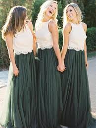 Bridesmaid Dresses Two Tone Lace And Tulle Long Dark Green Ob345 Bridesmaid Tulle Bridesmaid Dress Bridesmaid Dresses Plus Size Dark Green Bridesmaid Dress