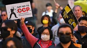 Thousands of people took to the streets of sydney and other australian cities on saturday to protest lockdown restrictions amid another surge in cases, and police made several arrests after crowds. The Students Calling Out China On Australia S Campuses Bbc News