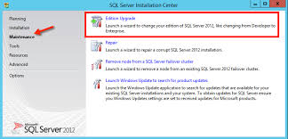 Changing Sql Server Editions Standard Enterprise