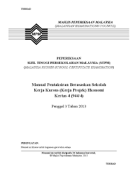 Proses kegagalan cerun di kampung durian telor. Manual Pbs Stpm Kerja Kursus Kerja Projek Ekonomi