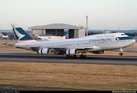 Welcome to the cathay pacific facebook page. B Hop Cathay Pacific Boeing 747 400 At London Heathrow Photo Id 97602 Airplane Pictures Net