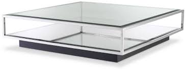 Coffee table built out of poplar with 5 inch deep display case! Casa Padrino Luxury Coffee Table Silver Black 120 X 120 X H 30 Cm Square Stainless Steel Living Room Table With Mirror Glass And Glass Top Living Room Furniture Luxury Quality
