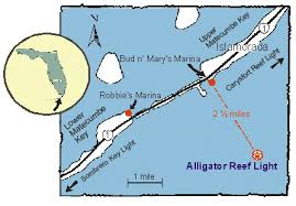 Here you may to know how to get to alligator reef lighthouse. Alligator Reef Lighthouse Map Florida Keys Florida Lighthouses Lighthouse Key West Florida