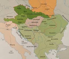 A satirical map of europe, 1914. Prima Guerra Mondiale Silvana Poli