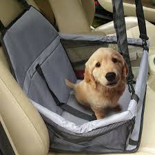 Pet Dog Waterproof Car Seat Portable Puppy Bag With Clip On Safety Leash And Zipper Storage Pocket Car Travel Accessories Goruntuler Ile Kopek Yataklari Kopek Yavru Kopek