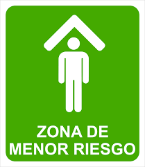 Zona de riesgo es una banda mexicana con un amplio material musical que incluye. Senal De Zona De Menor Riesgo Letreros Y Senaletica De Proteccion Civil Y Seguridad Industrial