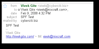 Linux Bind Dns Configure Sender Policy Framework Spf An E Mail Anti Forgery System Nixcraft