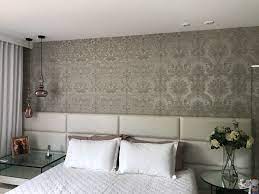 Papel De Parede Para Quarto Em Bh Diversos Modelos Casa E Art Muito chique, pois usa as nuances do. papel de parede para quarto