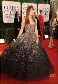 Glitter Black Gold Gown Celebrity Dresses Gorgeous Dresses Marchesa Dress