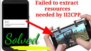 Path '', line 1, position 1. How To Solve The Problem Of Failed To Extract Resources Needed By Ii2cpp Youtube