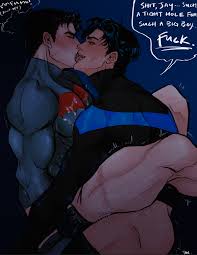 Red Hood Nightwing Fan Art - XXX Rated