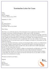 As an employer, you have to consider the impact of an employee. Termination Dismissal Letter Template Format Sample Example