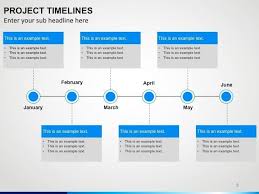 Timelines Projects Powerpoint Project Charter