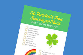 Play free family friendly garfield scary scavenger hunt 2 game no download. Download Your Free St Patrick S Day Scavenger Hunt For Kids