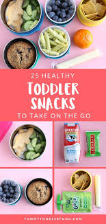 25 Healthy Toddler Snacks To Take On The Go Big Kids Will Like Too Healthy Toddler Snacks Baby Food Recipes Healthy Toddler Meals
