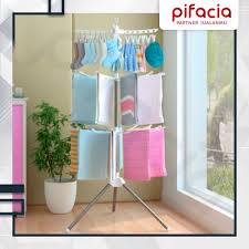 Glory home aluminium rak jemuran dinding lipat with hanger 120 cm rp 215.000. Jual Jemuran Baju Aluminium Lipat Terbaru Lazada Co Id