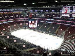 Newark Prudential Center View From Section 133 Row 8