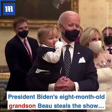Joe is particularly close to naomi, finnegan, maisy, natalie, and robert. Daily Mail Biden S Grandson Steals The Show At Inauguration Party In Oval Office Facebook