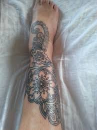 My New Tattoo Henna Design Wrap Around Ankle Tattoos Ankle Tattoo Foot Tattoos