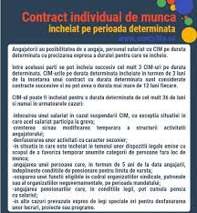 Contractele individuale de munca pe durata determinata incheiate in termen de 3 luni de la incetarea unui contract de munca pe durata determinata sunt considerate contracte succesive si contractul individual de munca pe durata determinata nu poate fi incheiat pe o perioada mai mare de 36 de luni. Facebook