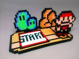 Super Mario 3 Overworld Perler Bead Sprite 3d Scena Collage Etsy Bead Sprite Perler Bead Mario Pokemon Perler Beads