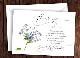 Personalized funeral thank you cards. Personalized Funeral Thank You Card Sympathy Thank You Card For Sympathy Thank You Card Temp Funeral Thank You Cards Sympathy Thank You Cards Funeral Thank You