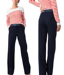 Voir cette épingle et d'autres images dans caroll paris love it par brittany fabbri. Pantalon Evase Bootcut Coloris Bleu Marine Mode Femme Caroll Coup De Coeur Mode 2021