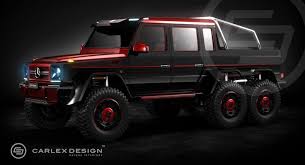 Roya Qasimova Drives A Mercedes G Class 6x6 With A Red Leather Interior Here Is A Nicely Detailed Example Of One That Also Happens To Mercedes Trx Mercedes G