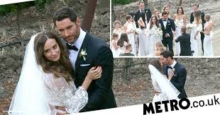 'devastated' actress issues urgent plea after being targeted by thief. Lucifer Star Tom Ellis Kisses New Wife Meaghan Oppenheimer In Gorgeous Wedding Pictures Glbnews Com