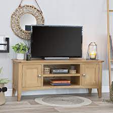 Malvern Shaker Oak Large Tv Unit Large Tv Unit Shaker Style Furniture Tv Unit