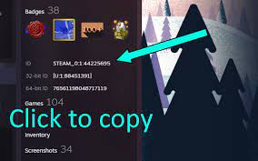 Alternatively, we can use your 17 digit steam id which can be found by doing the following Steam Id Finder Holen Sie Sich Diese Erweiterung Fur Firefox De