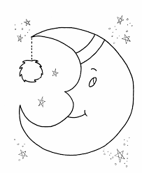 There are a lot of happy faces on this moon coloring page. Free Printable Moon Coloring Pages For Kids Best Coloring Pages For Kids