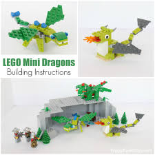 Lego Mini Dragon Building Instructions Frugal Fun For Boys And Girls Lego Dragon Lego For Kids Lego Activities