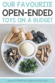 Our Favourite Open Ended Toys On A Budget Little Lifelong Learners Open Ended Toys Learning Through Play Toddler Learning