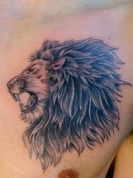 Lion Tattoo On Chest Designs Ideas And Meaning Tattoos Lion Tattoo Mens Lion Tattoo Lion Head Tattoos