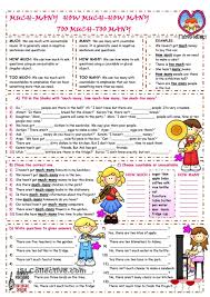 Much Many Learn English Teaching English Grammar English Grammar