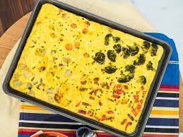 Cheat Sheet Roasted Vegetable Frittata Recipe Food Network Recipes Roasted Vegetable Frittata Vegetable Frittata