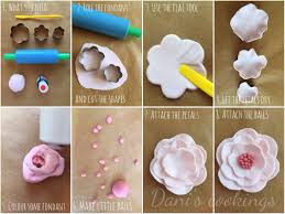 See more ideas about fondant, fondant tutorial, cake decorating tutorials. How To Make Easy Fondant Flowers Tutorial Dani S Cookings