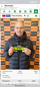 My Brother Peter Bradley is doing the Montane Spine Sprint today, you can  follow his progress