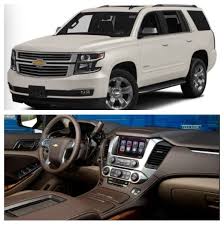My New Ride 2015 Chevy Tahoe Ltz White Diamond Exterior With Chocolate And Tan Leather Interior Chevy Tahoe Chevy Tahoe Interior Chevrolet Tahoe