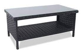 Get the best deal for wicker coffee tables from the largest online selection at ebay.com. Rattaner Wicker Coffee Table Outdoor Patio Garden Rattan 2 Layer Table Furniture With Storage Black Buy Online In Armenia At Armenia Desertcart Com Productid 99814901