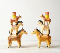 Mexican crafts mexican folk art southwest art vintage ceramic clay art pottery art bungalow roots celebrations. Vintage Mexican Folk Art Candle Holders Tree Of Life Candle Holders Animal Candle Holders Vintage Ceramic Candle Holders By Littledogvintage From Little Dog Vintage Of Boston Ma Attic