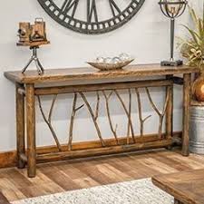 Our import rustic furniture is made from plantation hardwoods, sheesham and kikor. Log Cabin Furniture For Rustic Living Room Decor