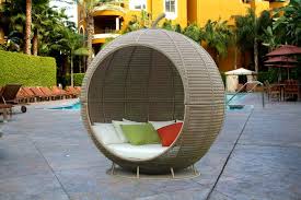Furniture Inspiring Synthetic Wicker Outdoor Furniture Ideas With Globe Shape And Puf Outdoor Wicker Furniture Wicker Patio Furniture Rattan Garden Furniture