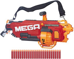 Amazon Com Nerf N Strike Mega Mega Mastodon Toys Games